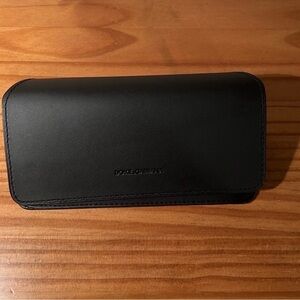Dolce & Gabbana Black Leather Magnetic Sunglasses Case Only Excellent Condition